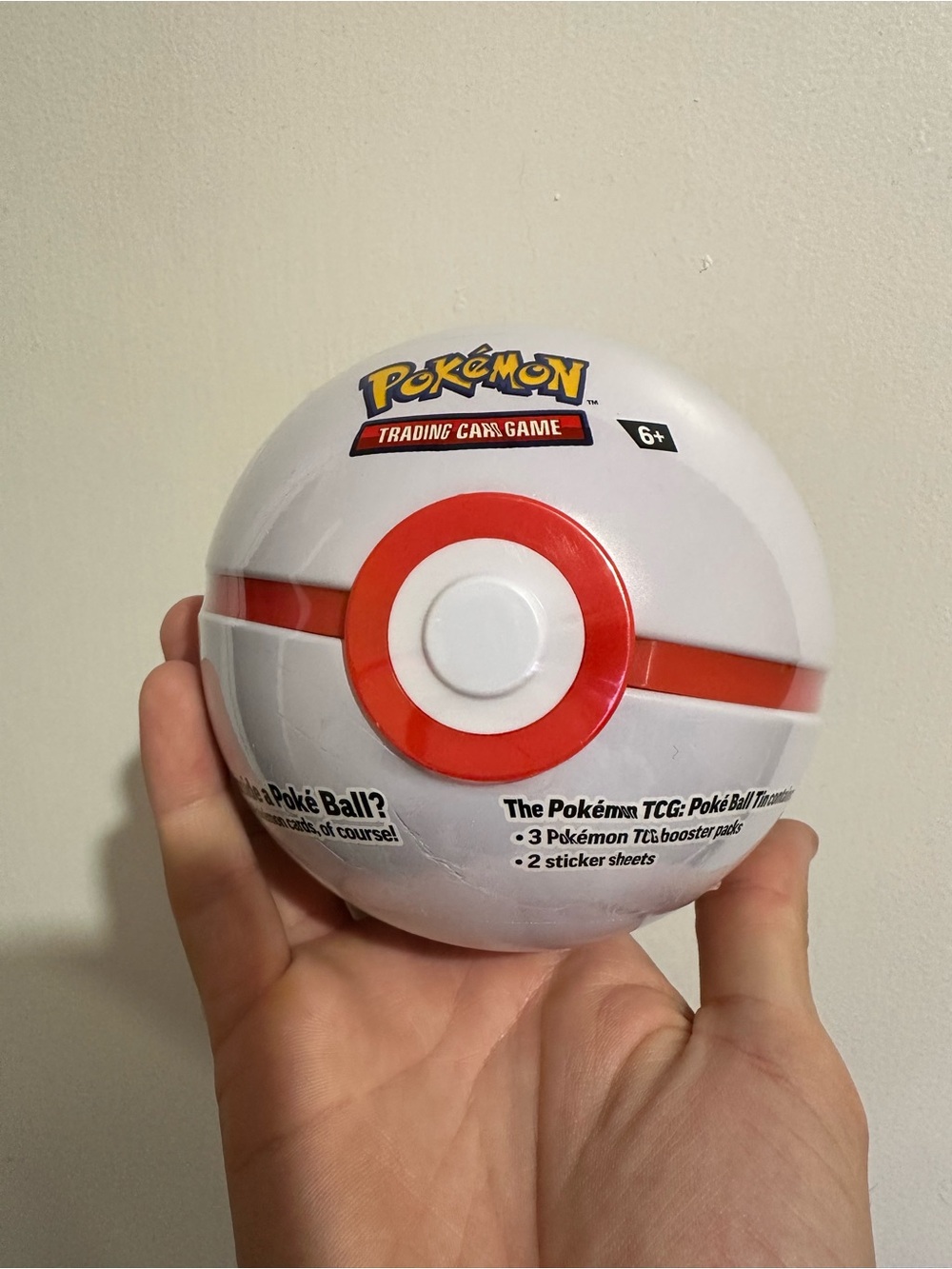 Poké Ball TCG Collectible Tin - White and Red